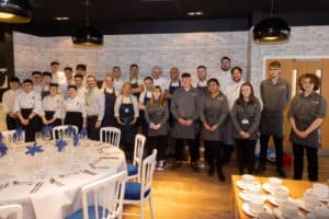 S.C.C.A Learners in the College restaurant