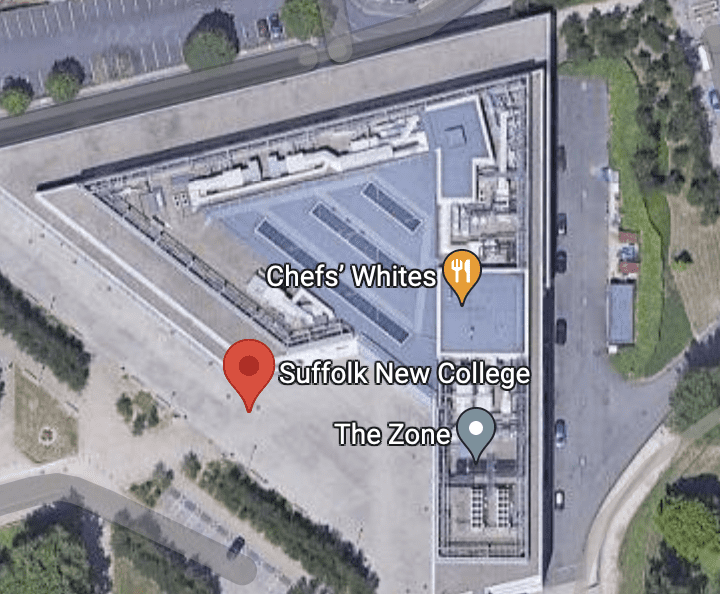 Aerial map of the Ipswich campus
