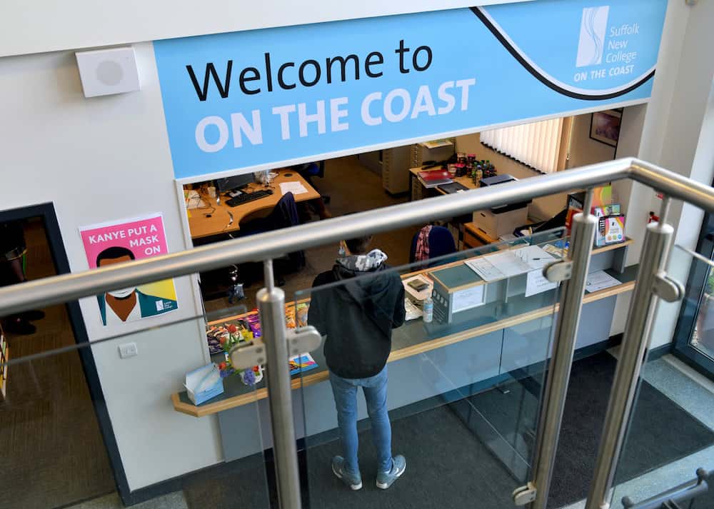 Stairwell photo of the on the coast halesworth reception area