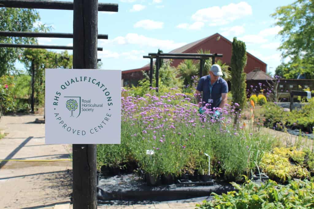 A photo of the horticulture area at Suffolk Rural