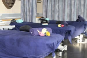 Close up of zone beauty facilities