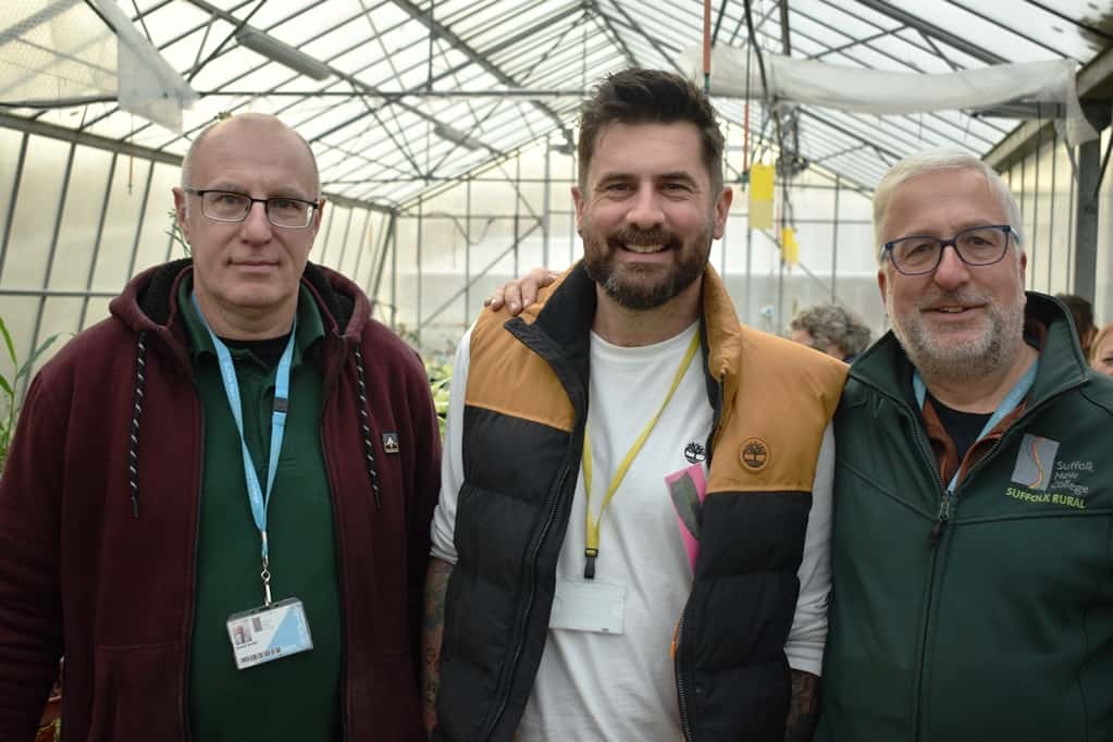 Michael With Dave Smith (left) And Neville Stein (right)