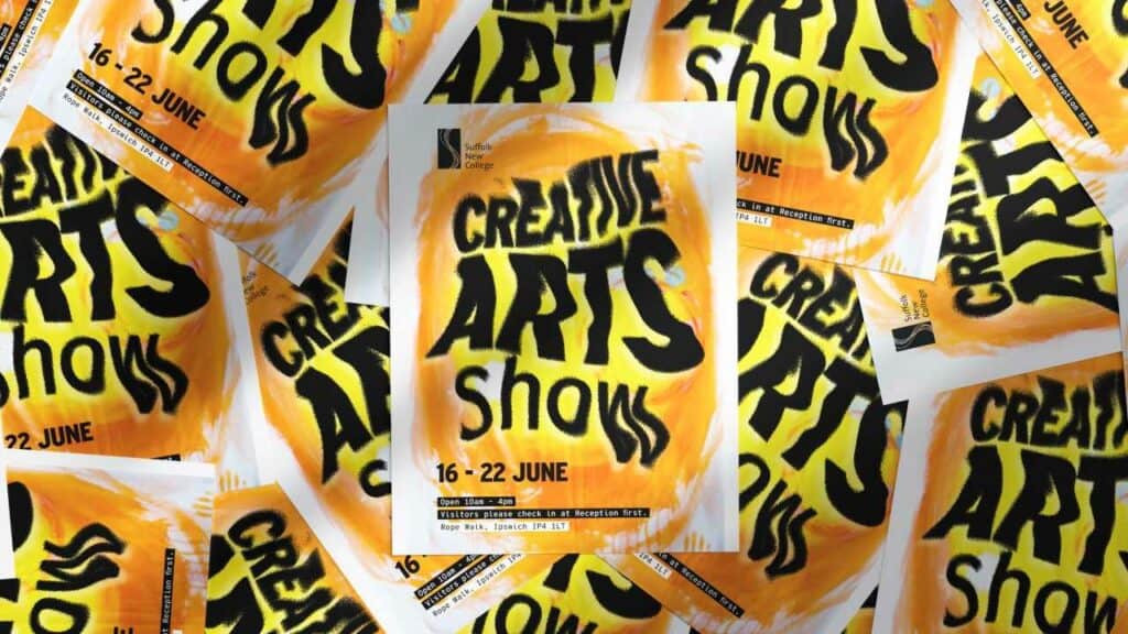 Art Show Poster showing the title and the date 16 - 22 June 2023