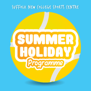 Summer Holiday Sports Centre logo with tennis ball