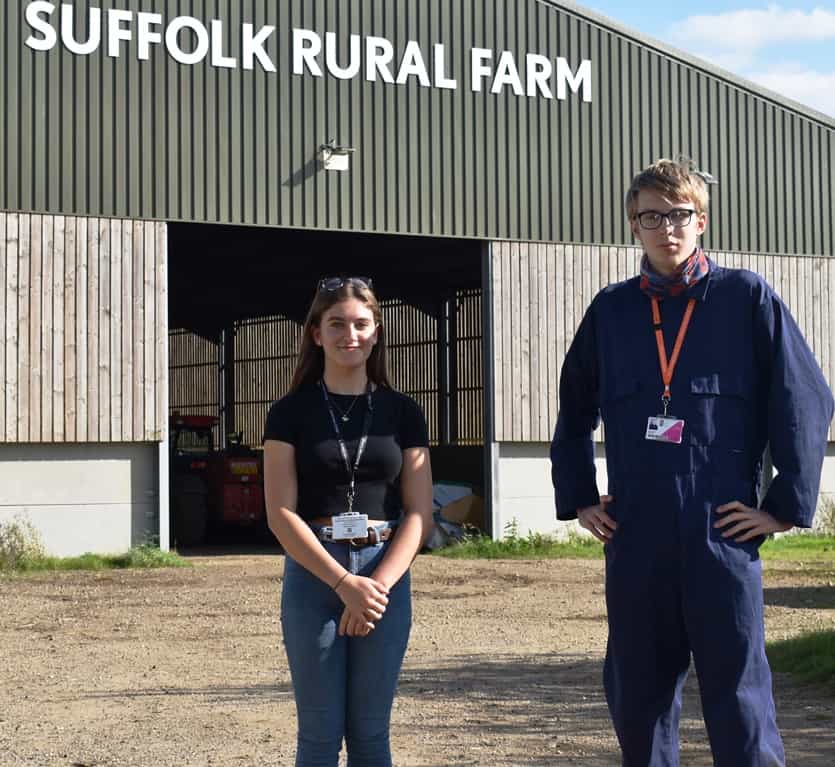 Sophie and Callum at Suffolk Rural