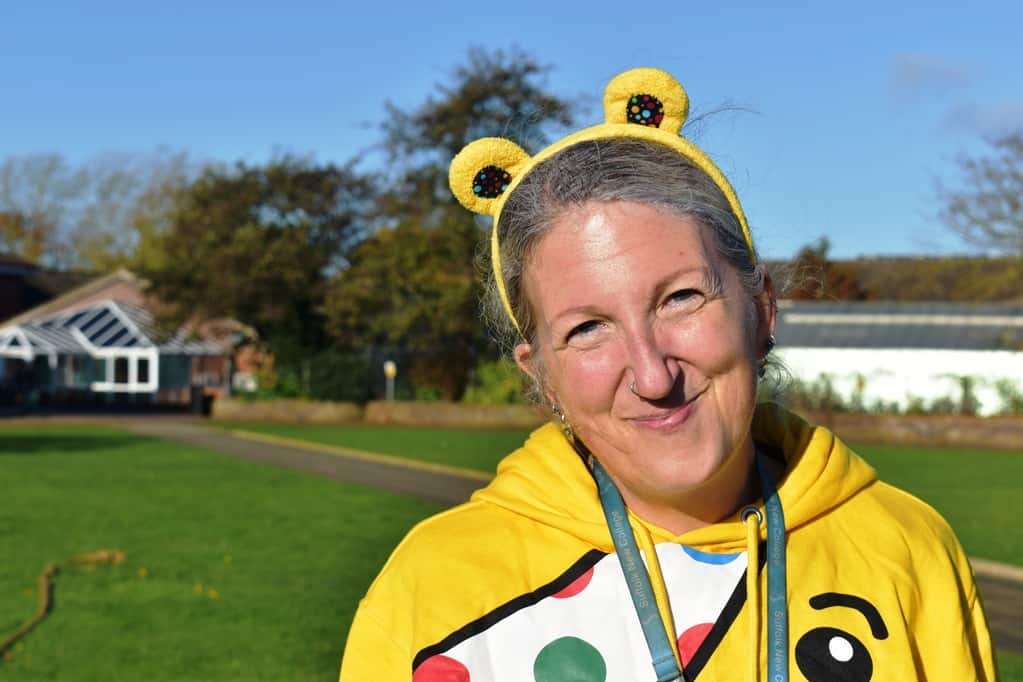 Staff from Rural campus taking part in Children In Need fundrasing