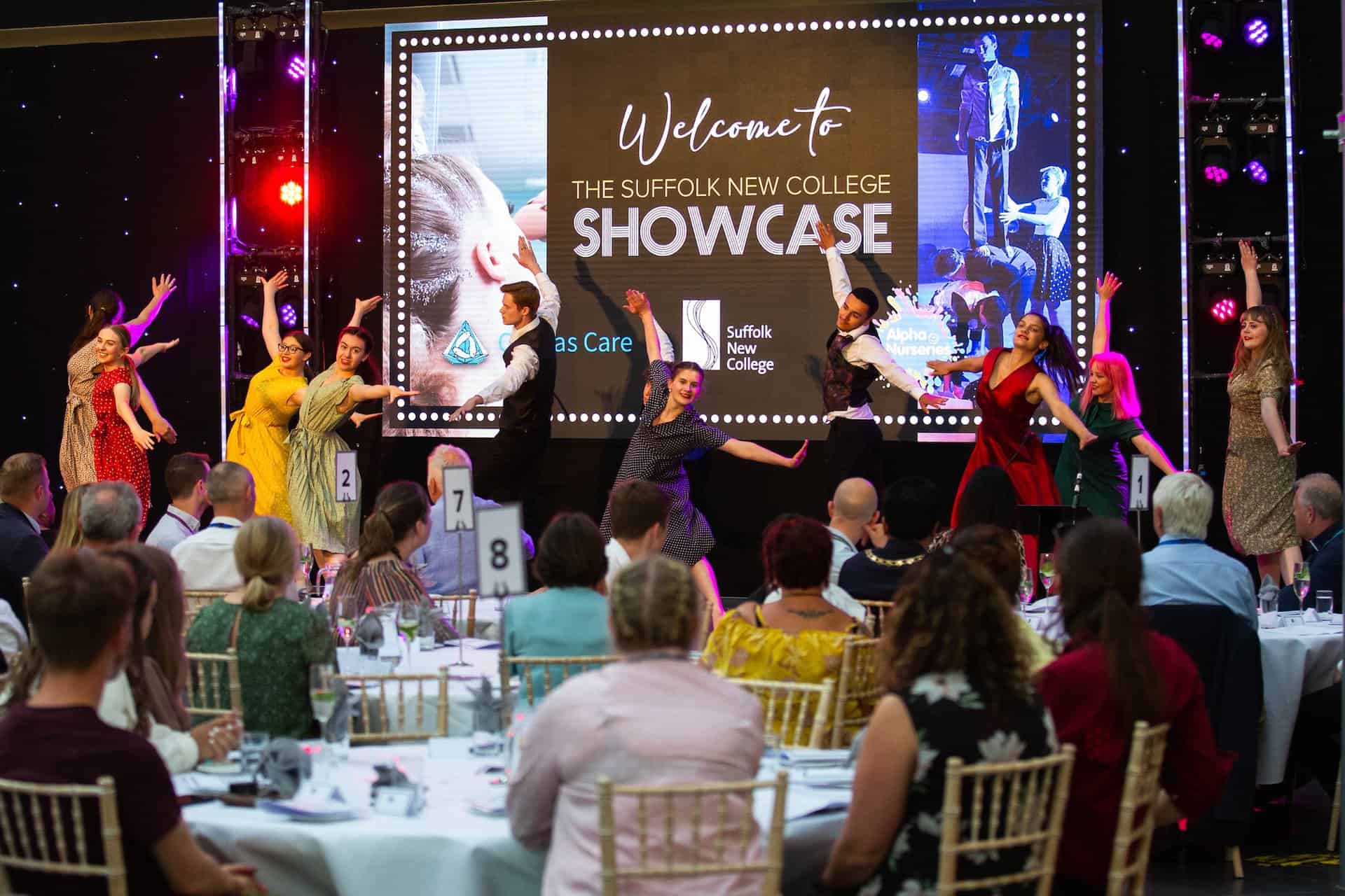 The College Showcase awards held in the Atrium at Suffolk New College in Ipswich.