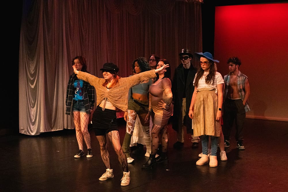 SNC Performing Art students performing Green Dreams