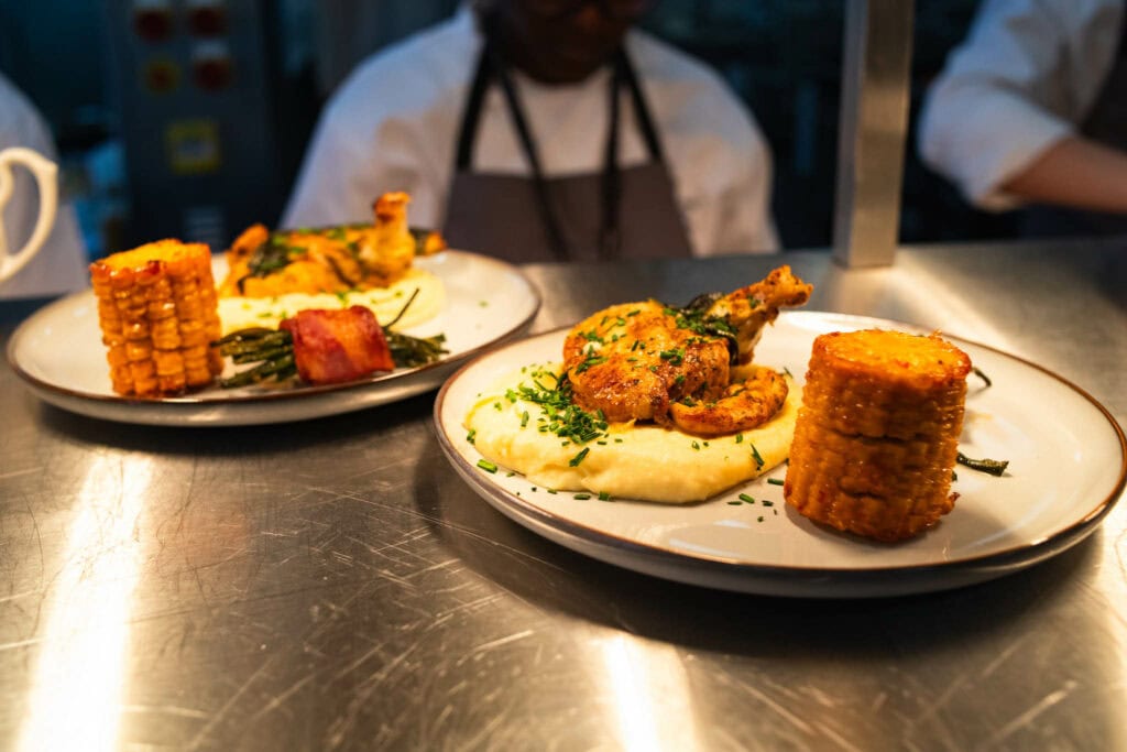 Food ready to be served