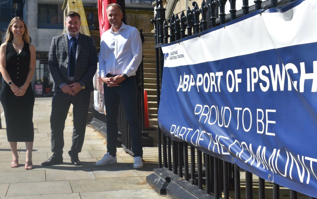 Alan Kayleigh and Paul at Ipswich Waterfront