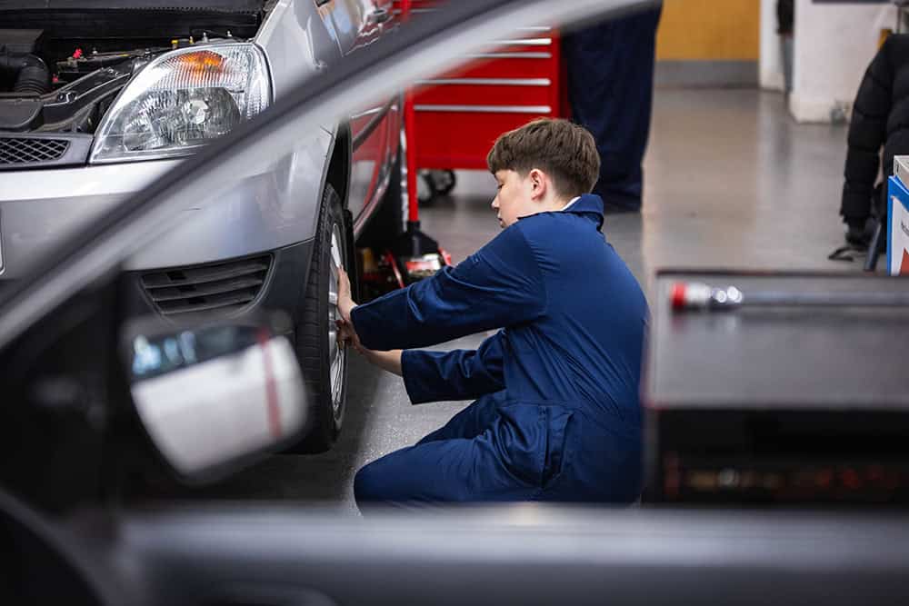 automotive learner at suffolk new college