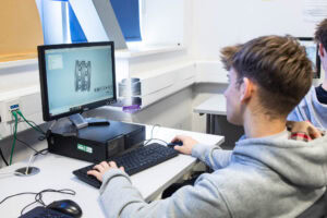 Engineering learner on CAD software