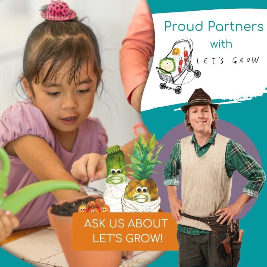 Proud partners with Let's Grow