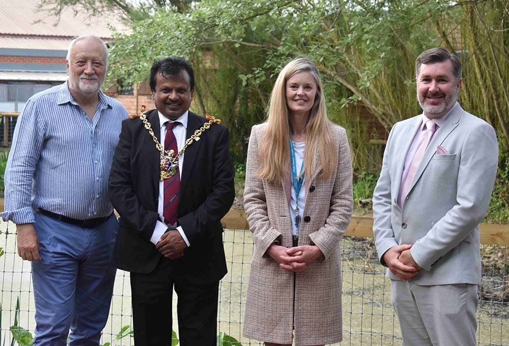 Industry partners, the mayor and college CEO