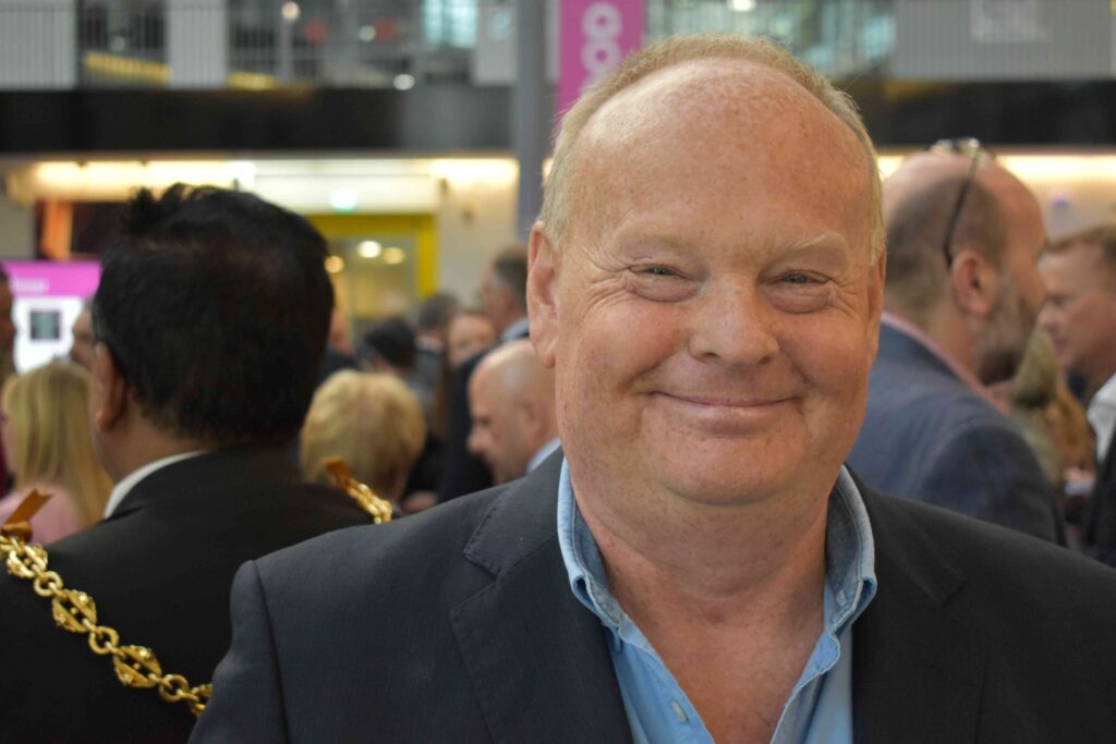 Mark Murphy poses at gala dinner