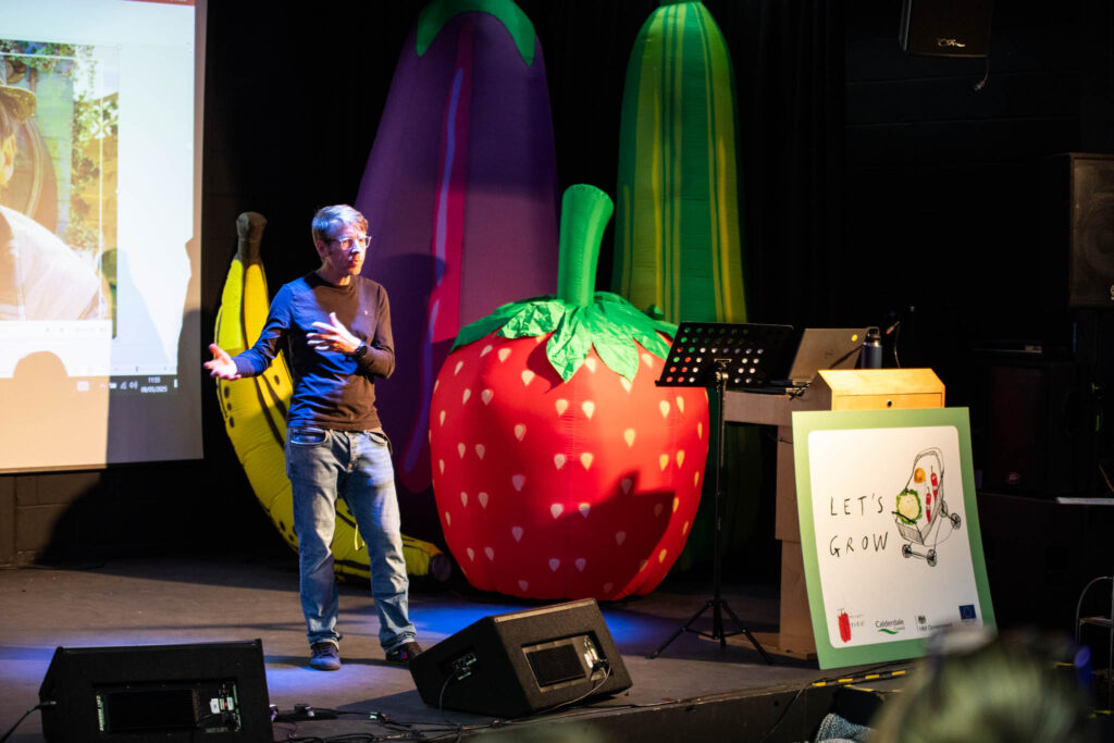 Ben Faulks on stage