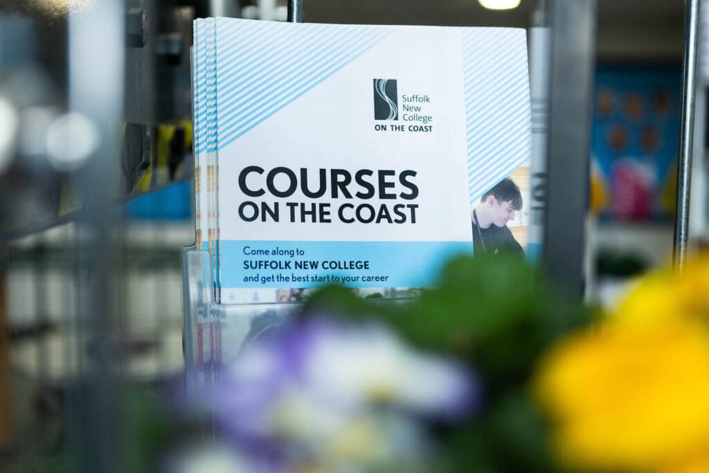 On The Coast promotional materials on display in the campus.