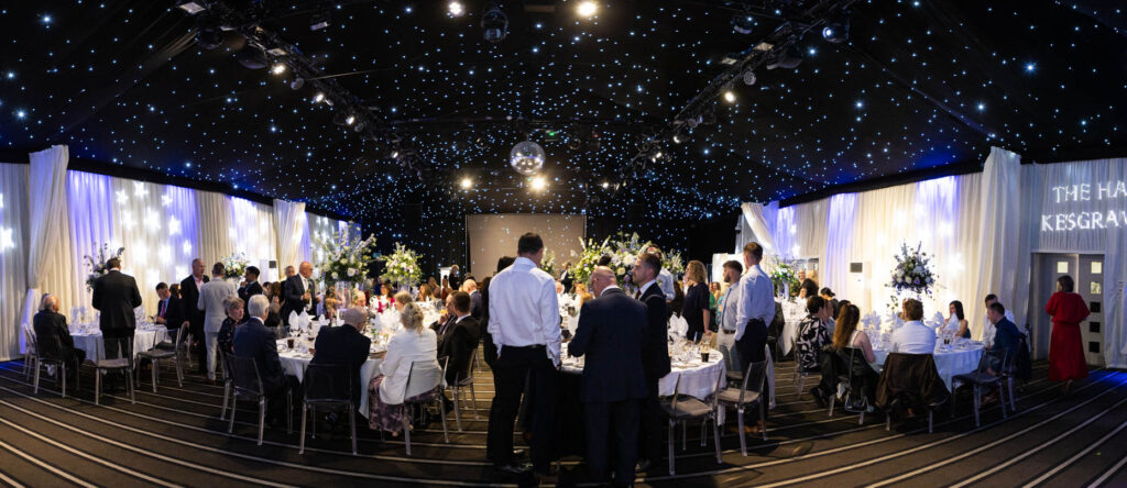 guests at college event