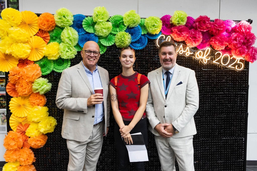 Terry Baxter, Emily Hammond & Alan Pease Emily Who Is A Student Governor Got A Distinction On Her Childcare Course