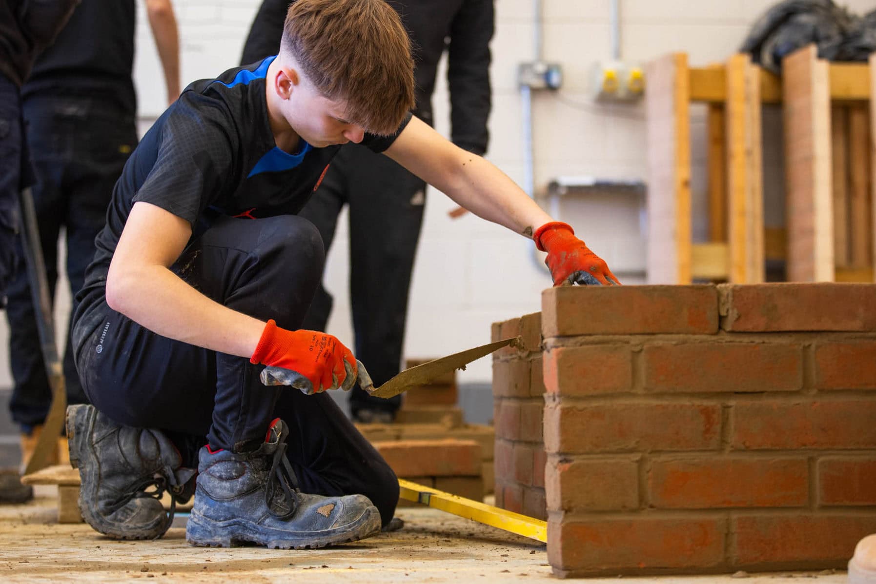 Student bricklayer