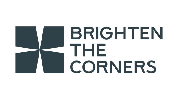 Brighten the Corners logo representing Suffolk New College's commitment to innovative education and student success in Suffolk.