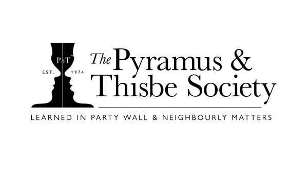Pyramid and Thistle Society logo promoting learned in party wall and neighbourhood matters at Suffolk New College, adult education, professional training, community engagement and local learning.