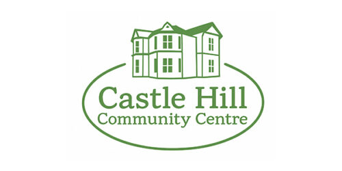 Modern castle-style building at Castle Hill Community Centre in Suffolk, promoting community engagement and local activities.