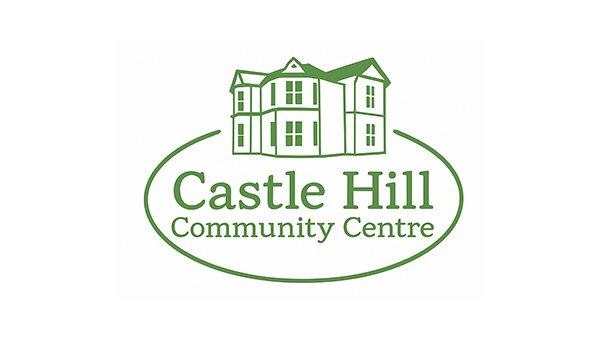 Modern castle-style building at Castle Hill Community Centre in Suffolk, promoting community engagement and local activities.