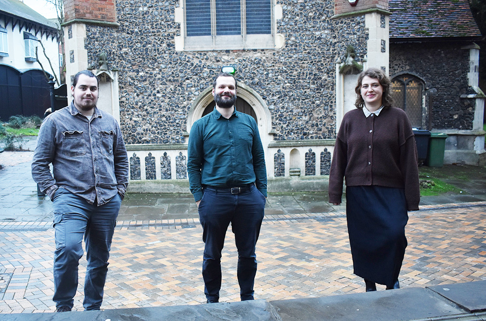 Suffolk New College students involved in music-themed events supporting young people's careers.