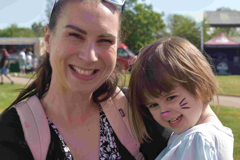 Hollie Sutherland And Her Daughter At The Big Day Out Said The Event Was 'brilliant There Is So Much To Do For The Children'
